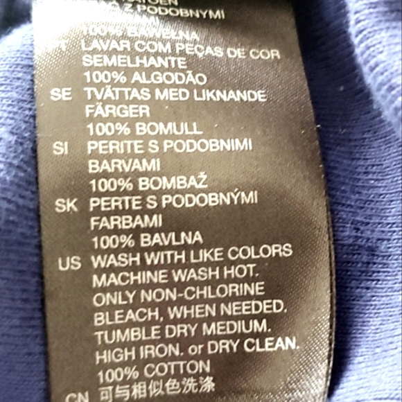 H&M Scoop Neck Sweater Slim Fit Blue - Picture 6 of 7